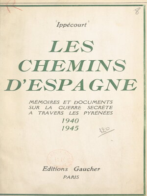 cover image of Les chemins d'Espagne